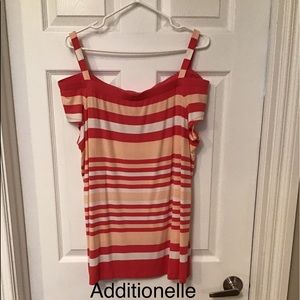 Plus Size Additionelle off Shoulder Top